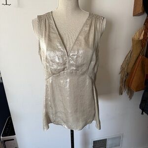 Silver Beige NANETTE LEPORE Silky Top 10